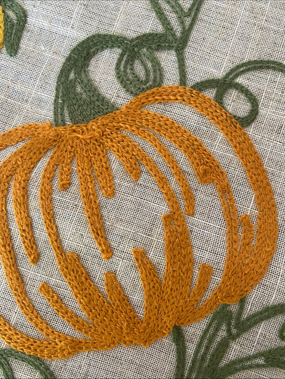 Autumn Pumpkin Table Runner - Yellow & Orange - Picture 4 of 7